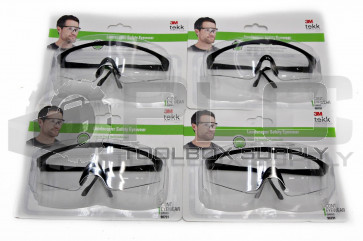 LOT OF 4 NEW 3M TEKK 90791-LG LANDSCAPER SAFETY EYEWEAR 