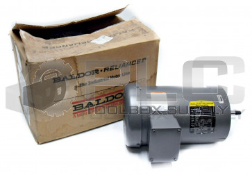 NEW BALDOR JM3555 MOTOR 2HP 2450RPM FR: 56J