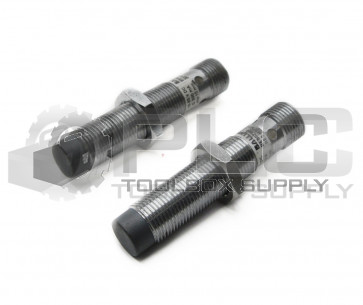 LOT OF 2 BALLUFF BES M12MF1-PSC10F-S04G INDUCTIVE PROXIMITY SENSOR BES02WR