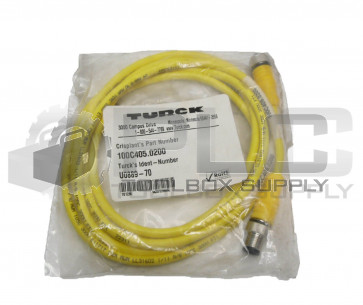 SEALED NEW TURCK CRISPLANT 100C405.0200 8PIN EURO DRIVE I/O CABLE U0889-70
