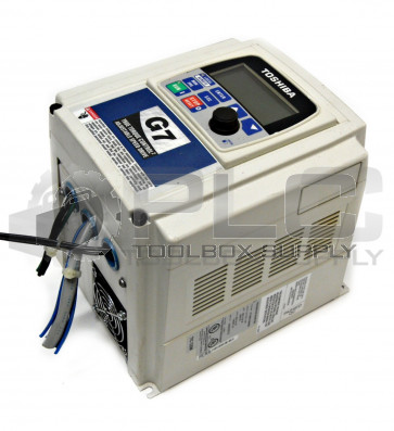 TOSHIBA VT130G7U4035B TRANSISTOR INVERTER ADJUSTABLE SPEED DRIVE 3.5KVA 3HP