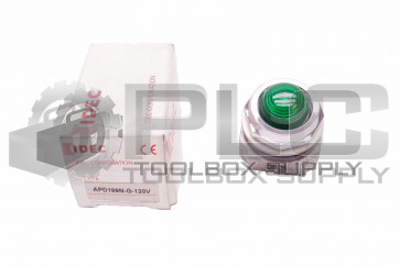 NEW IDEC APD199N-G-120V GREEN PILOT LIGHT