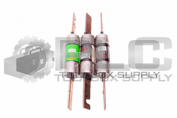 LOT OF 3 BUSSMANN FRS-R-80 FUSETRON DUAL-ELEMENT TIME DELAY FUSE *NEW VERSION*