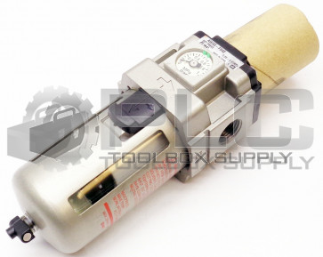 NEW SMC AW40-F04E PNEUMATIC FILTER REGULATOR