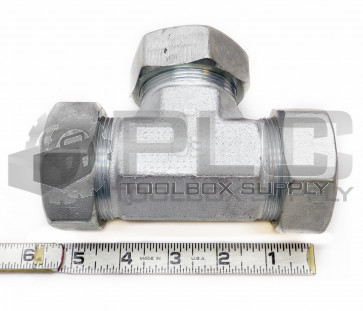 NEW PARKER 42-L DE E0 1-5/8" TEE FITTING 