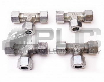 LOT OF 4 NEW PARKER 12-L EO DE 1/2" T-FITTING