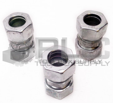 LOT OF 3 NEW 22-L E0 DE 7/8" STRIAGHT FITTING