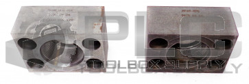 LOT OF 2 NEW MAIN 1173 24 24 1-3/4" THREADED IN-LINE FLANGE Y14036 STL 779