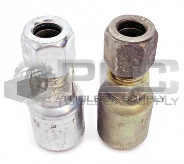 LOT OF 2 NEW PARKER 11143-8-8 1/2" HOSE FITTING