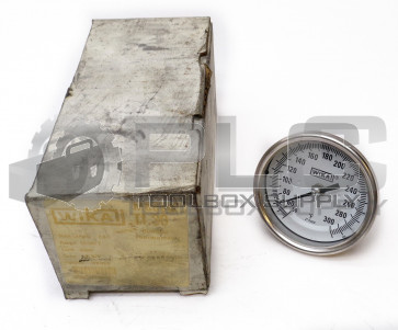 NEW WIKA 30025D208G4 TI.30 BIMETAL THERMOMETER 50/300 F 2.5" STEM