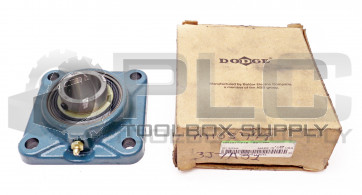 NEW DODGE 124207 F4B-SC-106 1-3/8" FLANGE BEARING