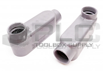 LOT OF 2 NEW DURALOY OLB-6M IRON CONDUIT 2"