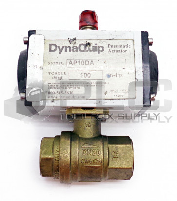 DYNAQUIP AP10DA BALL VALVE 3/4" *READ*