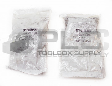 LOT OF 2 NEW TSUBAKI 31G51 OFFSET LINK
