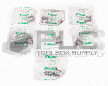 LOT OF 7 NEW TSUBAKI R S 50 CONN. LINK