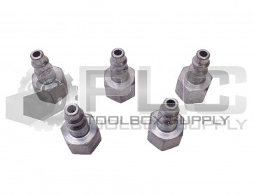 LOT OF 5 NEW PARKER H3C-E 3/8" IN STEEL COUPLER PLUG