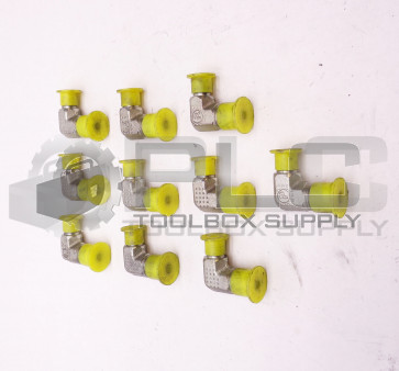 LOT OF 10 NEW PARKER 9/16" TAPERED MALE 1/8" MALE 90° ELBOW FITTING