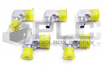 LOT OF 5 NEW PARKER 3/4" IN MALE 3/4" TAPERED MALE 90° ELBOW FITTING