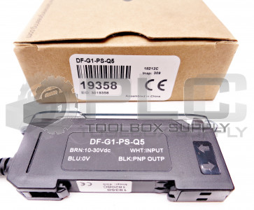 NEW BANNER DF-G1-PS-Q5 DUAL DISPLAY FIBER AMPLIFIER 19358
