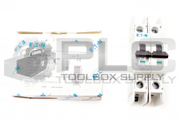 NEW EATON FAZ-C15/2-NA CIRCUIT BREAKER 15A C 2 POL. -480Y/277VAC