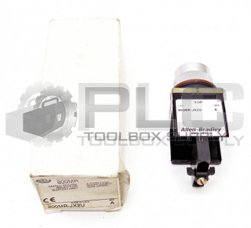 NEW ALLEN BRADLEY 800MR-JX2U /A 3 POS SMALL ROUND SELECTOR SWITCH UNIT