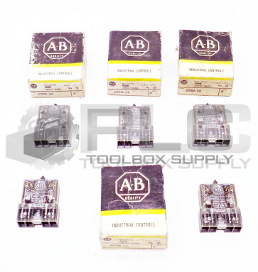 LOT OF 5 NEW ALLEN BRADLEY 800M-XA CONTACT BLOCKS 300 VAC 720VA BREAK 110-300V