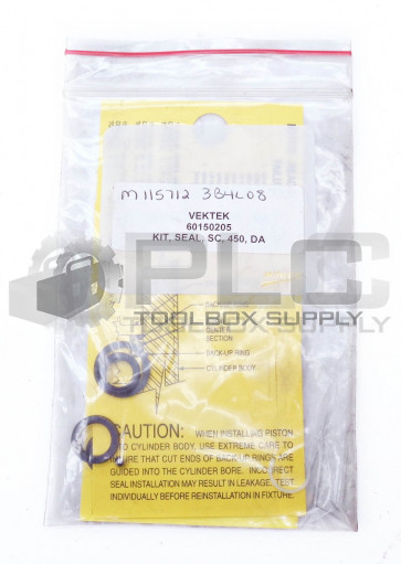 NEW VEKTEK 60150205 SEAL KIT SC 450 DA 60-1502-05