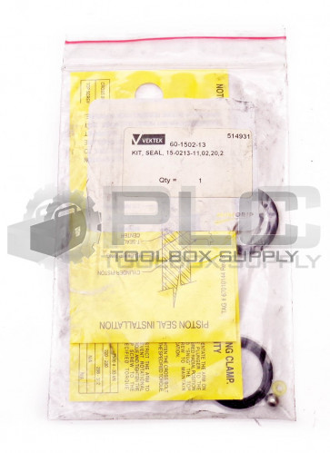 NEW VEKTEK 60-1502-13 SEAL KIT 15-0213-11 02 20 2