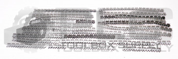 LOT OF 354 NEW FLEXCO RS125 ALLIGATOR STAPLE BELT FASTENERS 3/16"-1/4"