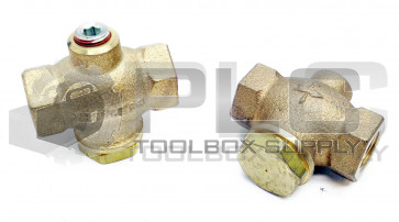 LOT OF 2 NEW CONRADER 1/4 CHECK VALVE BRONZE
