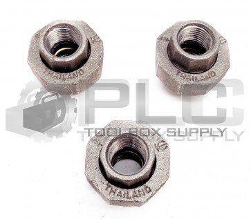 LOT OF 3 NEW 150 1/2" COUPLING PIPE UNION