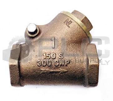 NEW 150 S 300 CWP BRONZE SWING CHECK VALVE