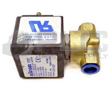 NEW ALCON U21412115 SOLENOID VALVE 1/4 H504 E5 11B31C1A1-1A41A MISSING WIRE PLUG