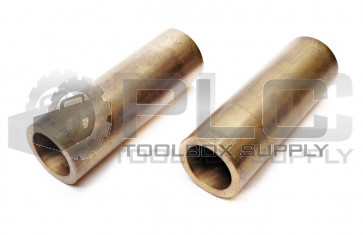 LOT OF 2 NEW 1622 32 BRASS SLEEVE 4-1/4" x 1" BUSHING