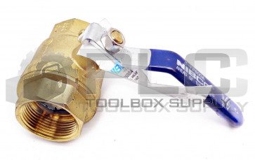 NEW NIBCO TFP600A 1-1/4" BREASS BALL VALVE FEMALE THREAD