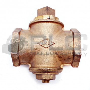 NEW MCD 25G 2-WAY BRONZE MANUAL PLUG VALVE 