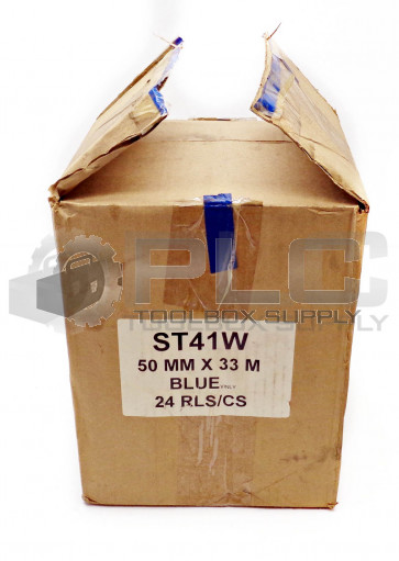 BOX OF 24 ROLLS NEW ST41W PVC INDUSTRY TAPE (50MM X 33M PER ROLL)