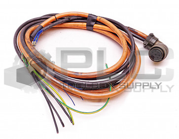8543 MS3106A22-18S CONNECTOR W/2-E73526 CABLES