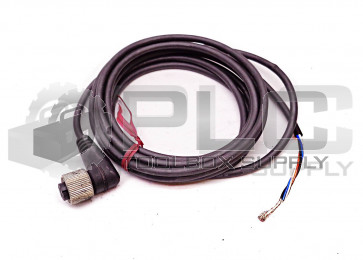 NEW KEYENCE OP-75722 4 PIN FEMALE L-SHAPE CONNECTOR CORDSET