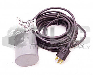 NEW SJE PUMPMASTER 1023522 PUMP SWITCH 30FT 230V W/PLUG 30PMU2WP