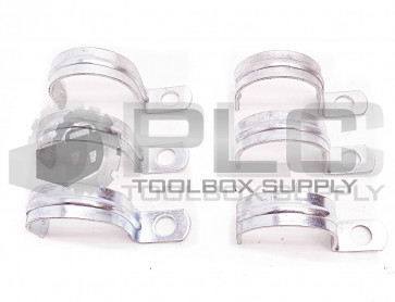 LOT OF 6 NEW 2" RIGID 1-HOLE STRAPS