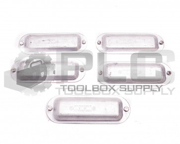 LOT OF 5 NEW APPLETON K100 FORM 35 COVER 1" 27 SPEC 5