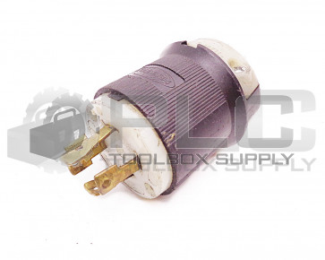 HUBBELL HBL2741 TWIST LOCK PLUG 30A 3Ø 600VAC
