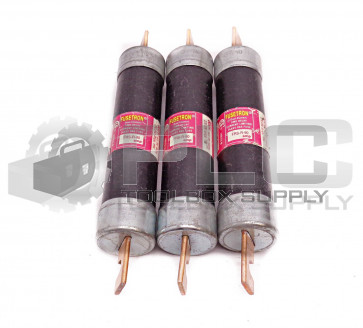 LOT OF 3 BUSSMANN FRS-R-90 TIME DELAY FUSES CLASS RK5 600VAC