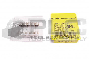 PACK OF 5 NEW BUSSMANN GMC-300-R FUSE 35A 250VAC
