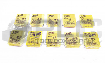 LOT OF 10 5-PACKS NEW BUSSMANN ABC-15 FUSE 15A 750A 250VAC