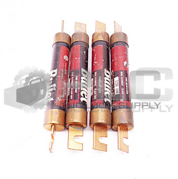 LOT OF 4 BULLET ECSR 100 TIME-DELAY FUSE CLASS RK5 600V