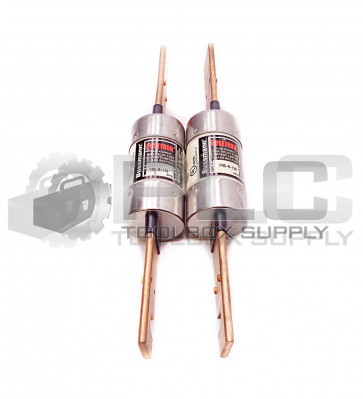 LOT OF 2 NEW BUSSMANN FRS-R-150 TIME DELAY FUSE CLASS RK5 600V
