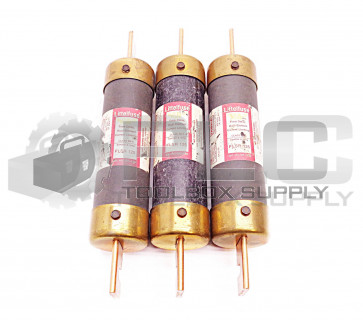 LOT OF 3 LITTELFUSE FLSR 125 SLO-BLO FUSE CLASS RK-5 600VAC