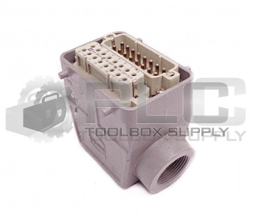 HARTING HOOD SIDE ENTRY W/HAN 16A-M CONNECT W/HAN 16A-F CONNECT